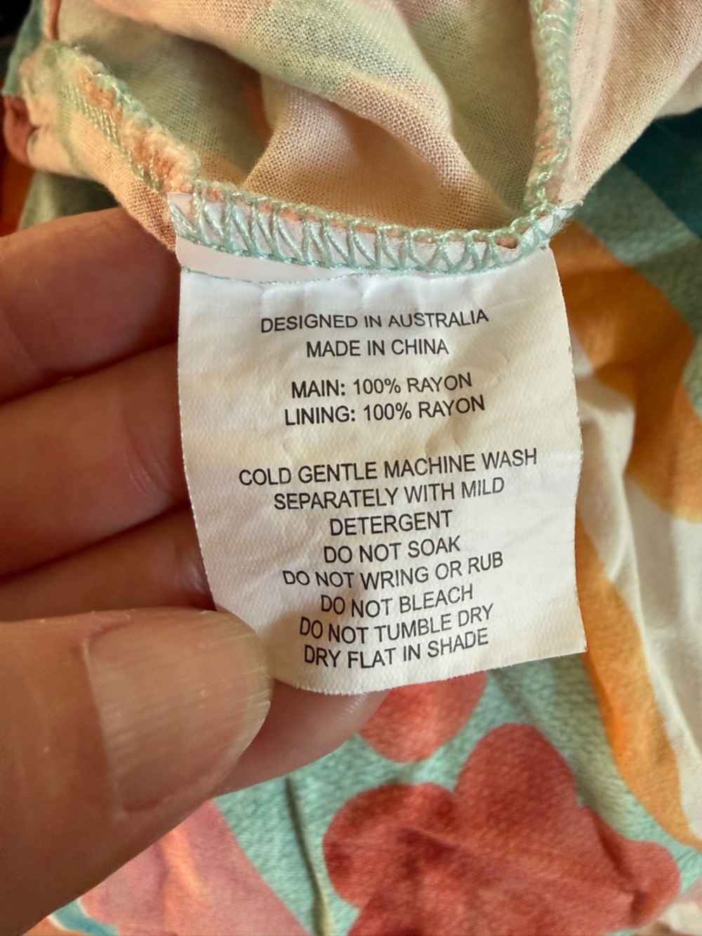 Paper Heart Anthropologie Multicolor Tropical Maxi Dress with Spaghetti Straps L - Picture 6 of 8